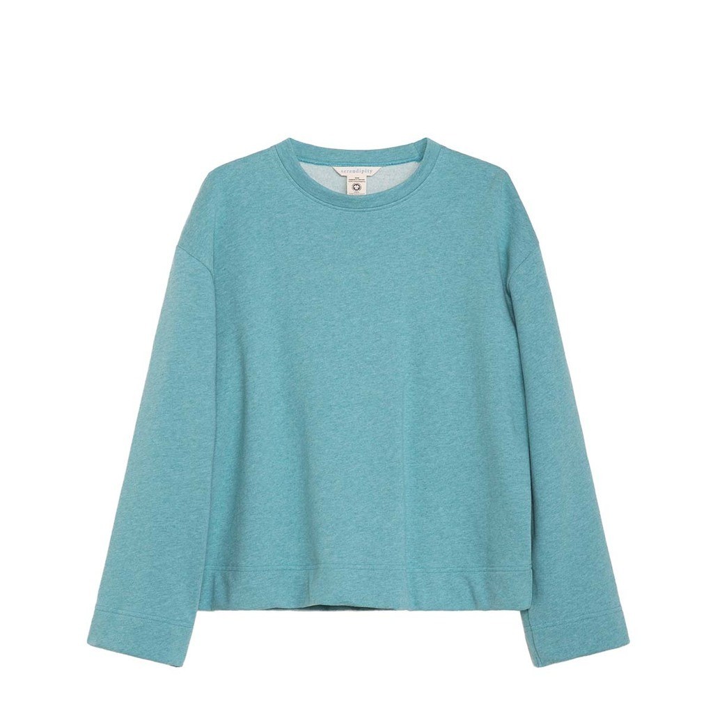 Serendipity | Sweatshirt, blå melange