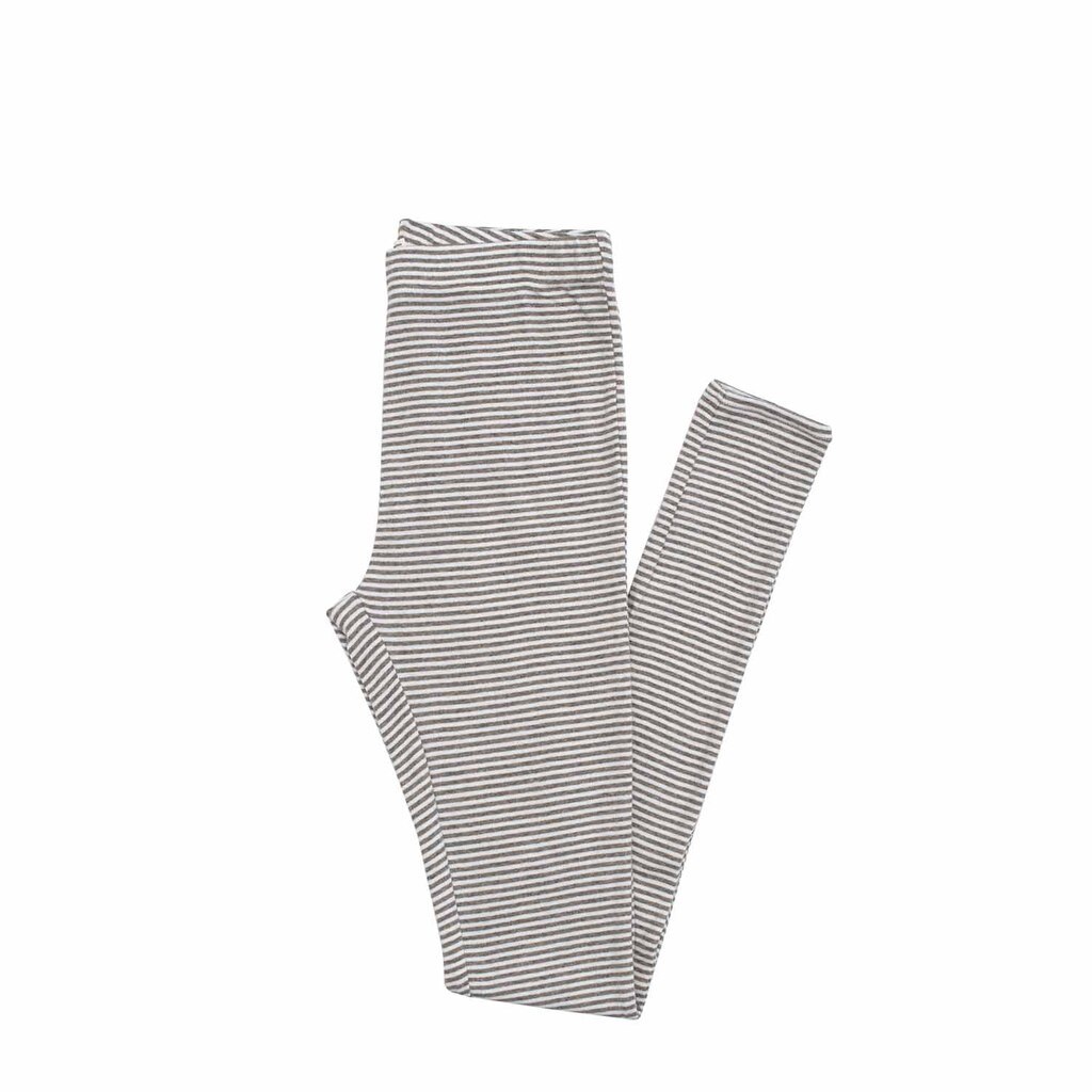 Serendipity | Leggings med striber, gråbrun