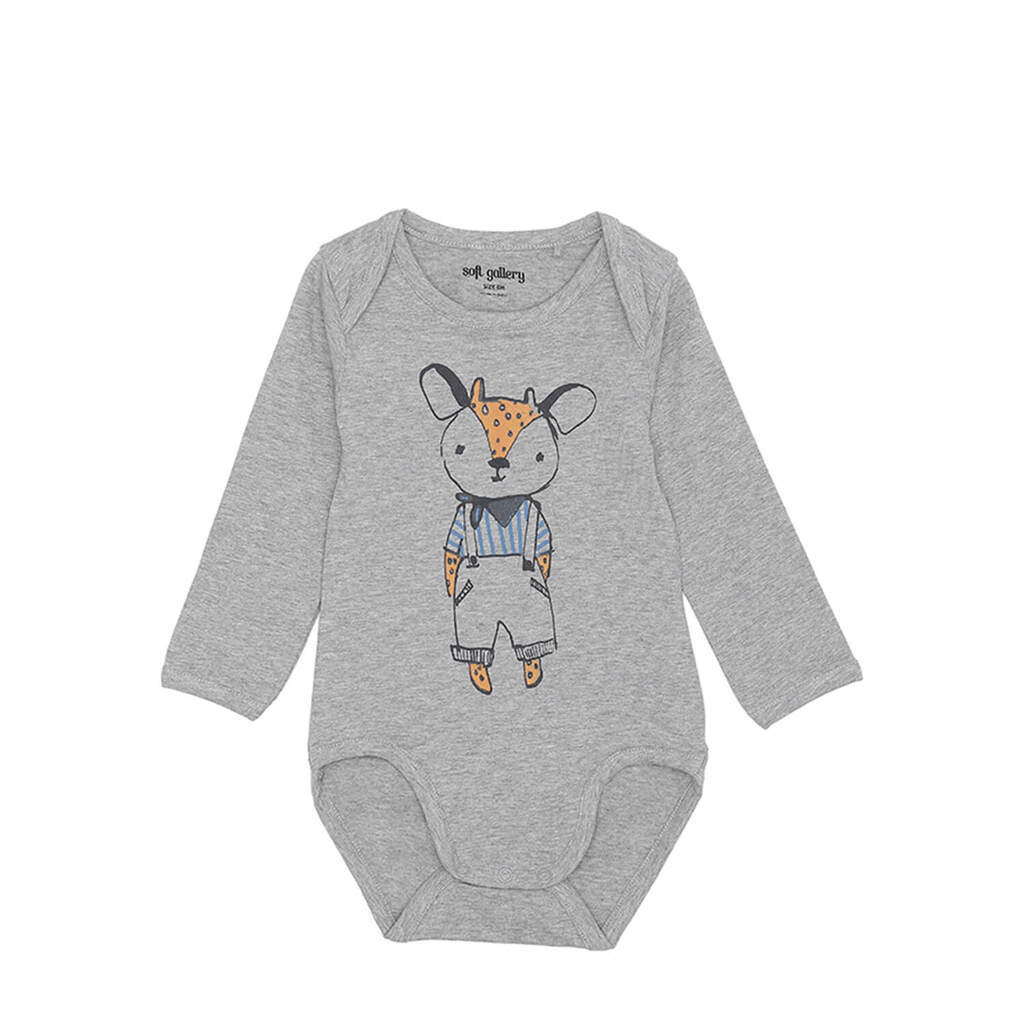 Soft Gallery Bob body grey melange Ohh dear