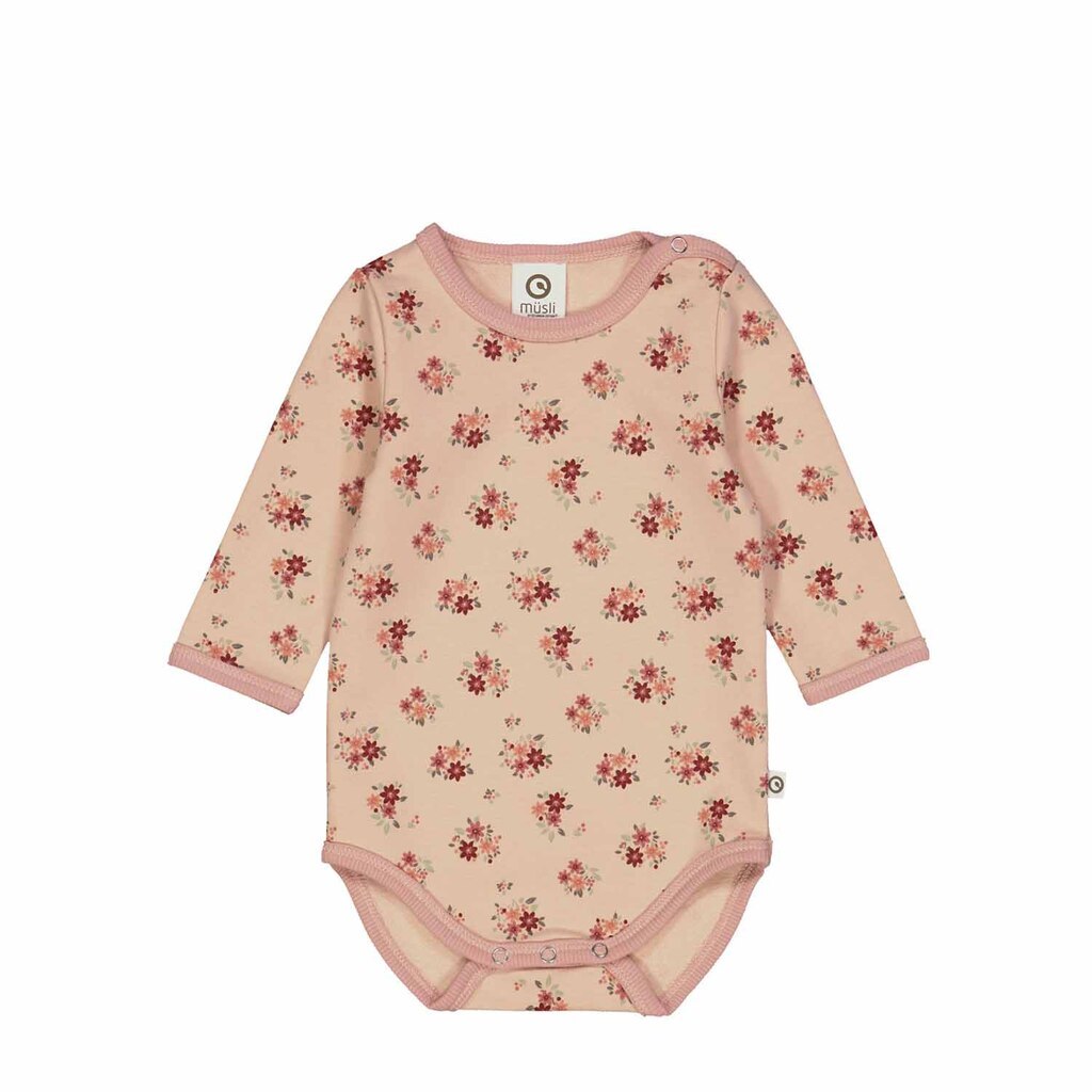 Müsli - Body Dahlia, blomsterprint