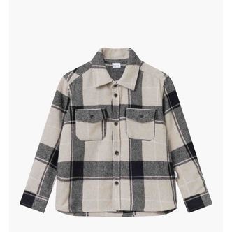 Les Deux | Skjorte Lennon oversize, råhvid/sort