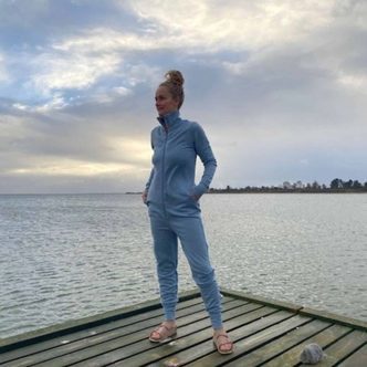 Joha | Heldragt i merinould, støvet blå