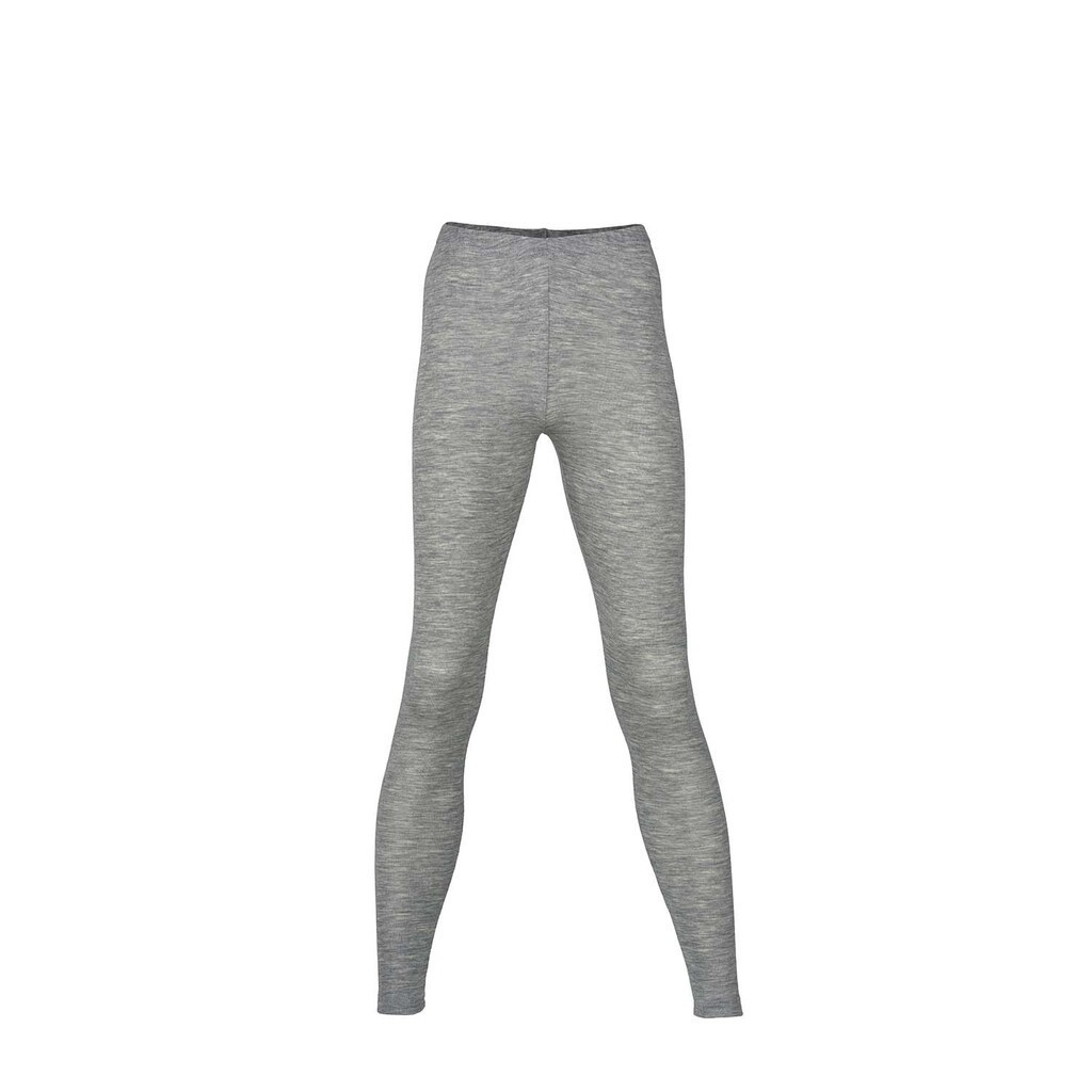 Engel | uld silke leggings, grå melange