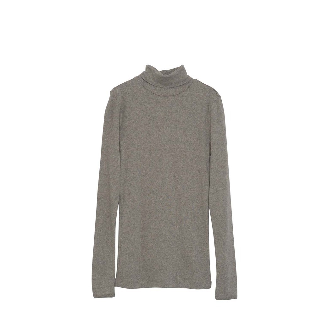 Serendipity | Rullekrave bluse, gråbrun