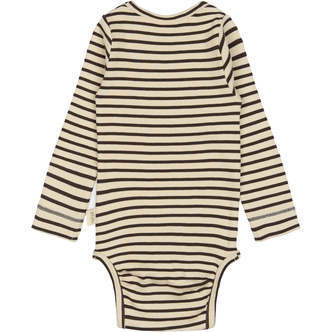 Body Modal Stripe, Green Leaf/Off White, Petit Piao