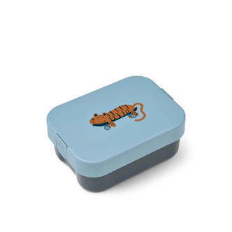 Kamil Lunch Box, Tiger/Beach Blue, Liewood