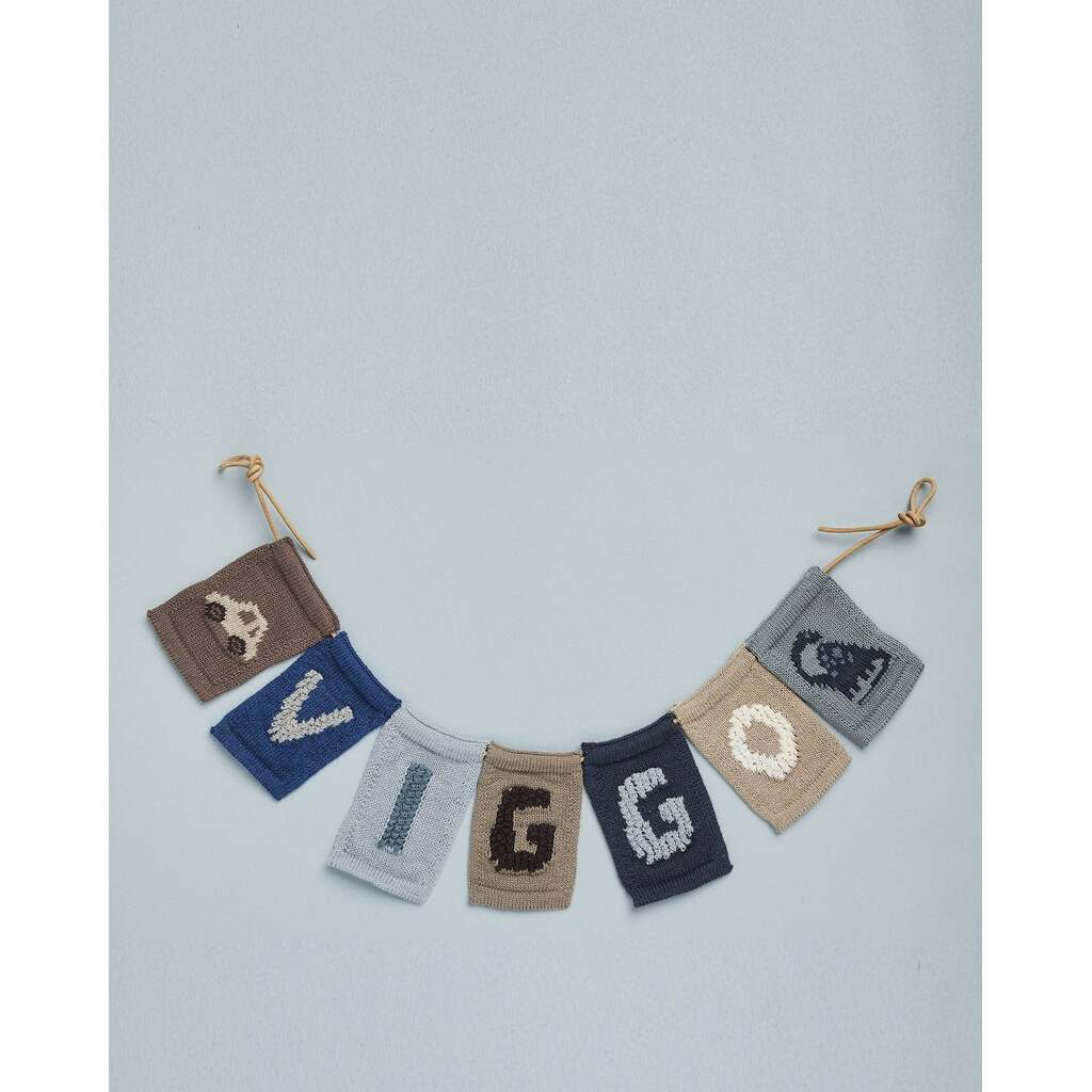 Flag med Figurer til Flagranke, Flere Farver, Smallstuff