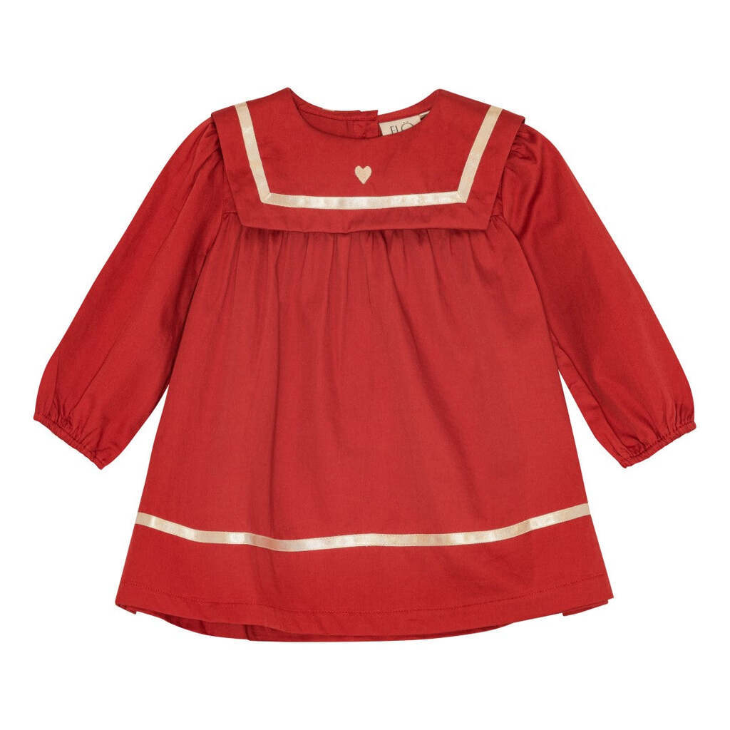 Bay Kjole, Poppy Red, Flöss