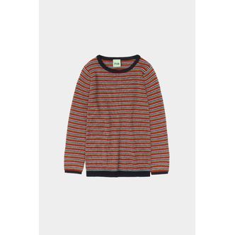 Rib Bluse, multi stripe, FUB