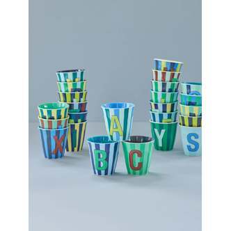 Alfabet Kopper, Striber, Blå, Rice