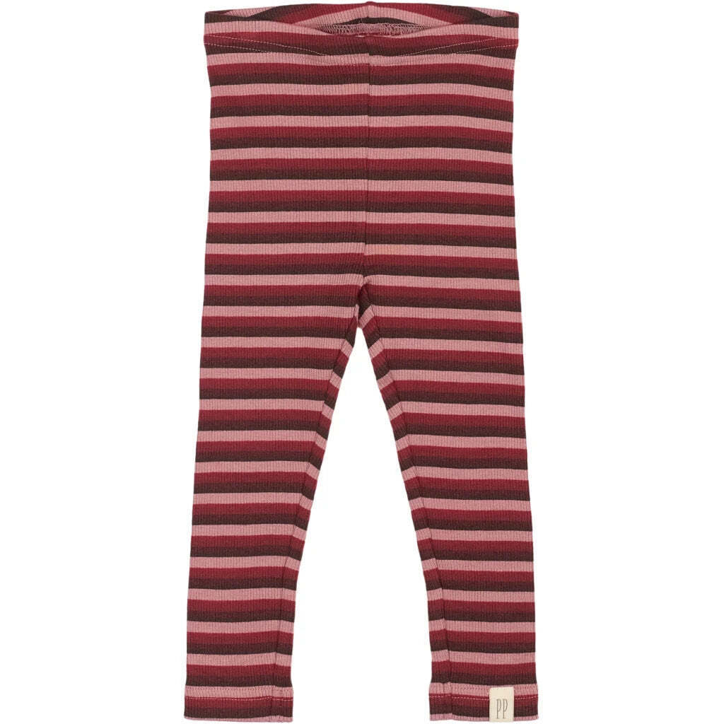 Leggings Modal Multi Stripe, Biking Red, Petit Piao