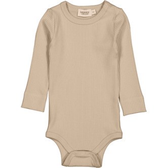 Bodystocking med Lange Ærmer, Modal, Stone Wall, MarMar