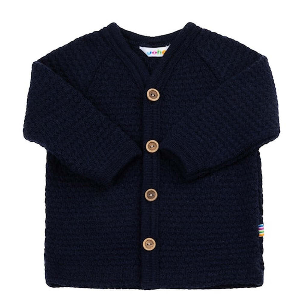 Cardigan, Navy, Merinould, Joha