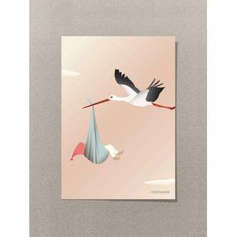 Storken, Rose, A6 Kort, ViSSEVASSE