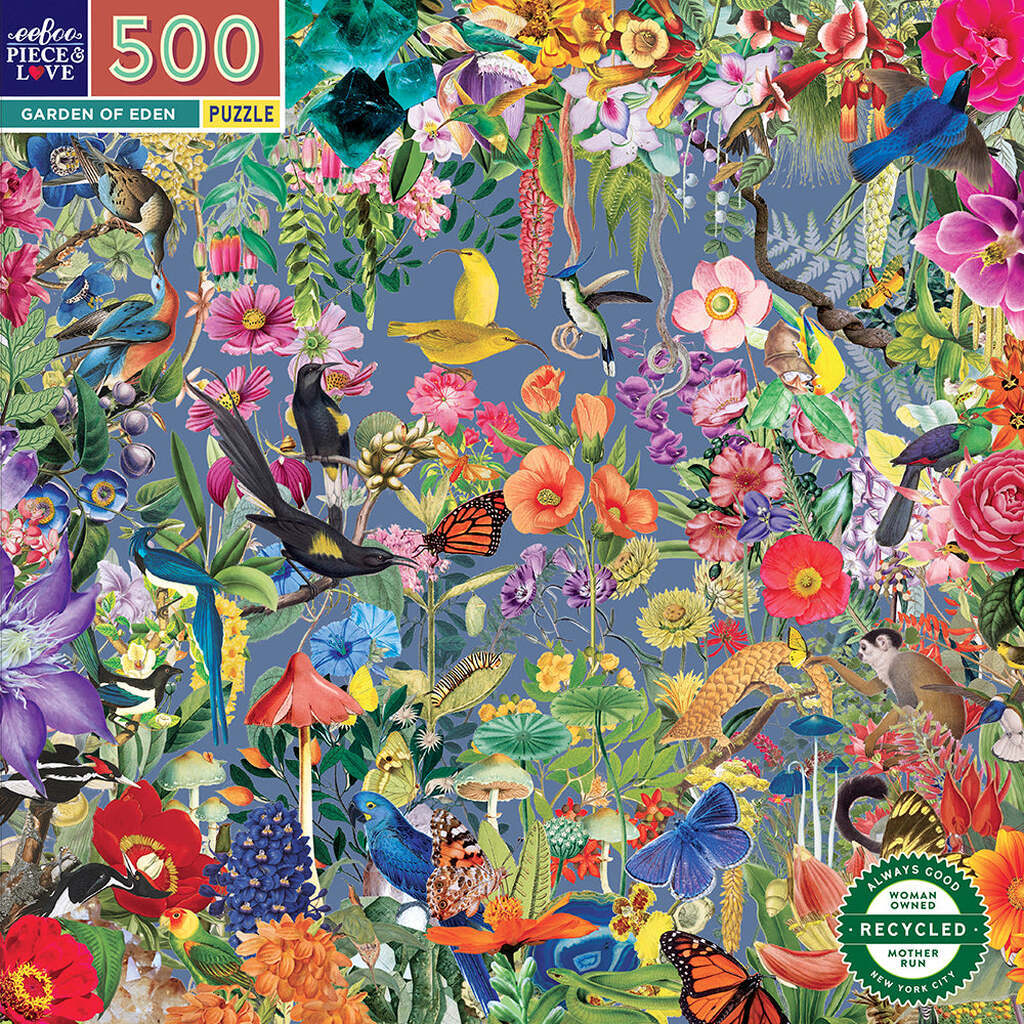 Garden of Eden, Puslespil med 500 Brikker, Eeboo