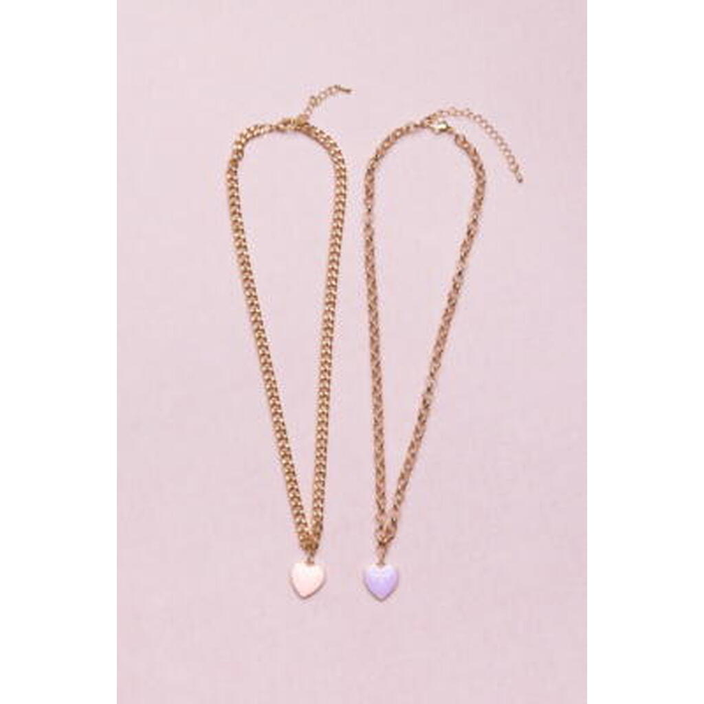 Halskæde, Chunky Chain Hjerte, Great Pretenders