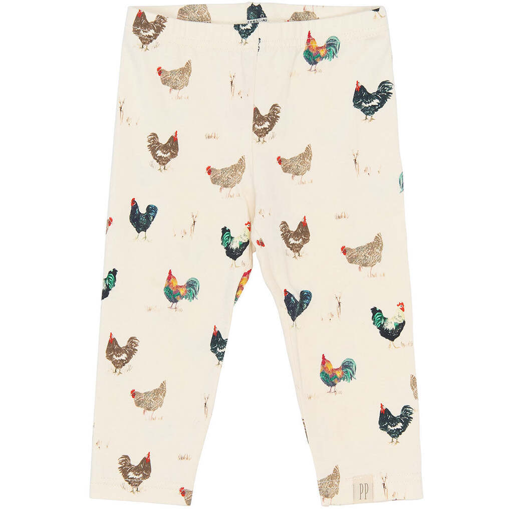 Leggins Printed, Eggnog Rooster, Petit Piao