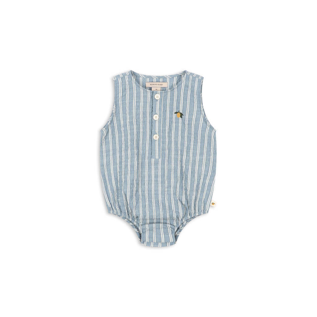Elliot Romper, Trio Bleu Stripe, Konges Sløjd