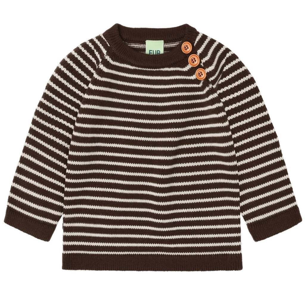 Baby Sweater, Mocca/Ecru, FUB