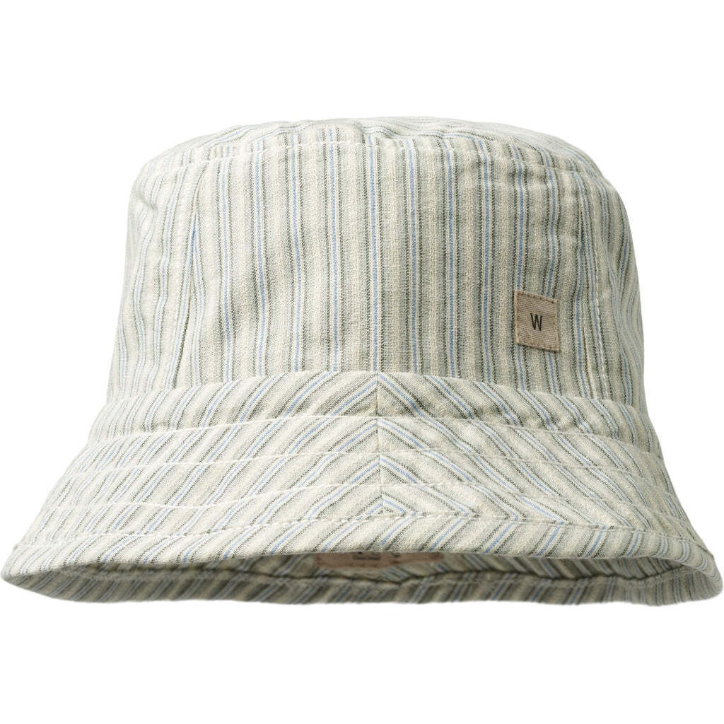 Bøllethat Alec, Aquablue Stripe, Wheat