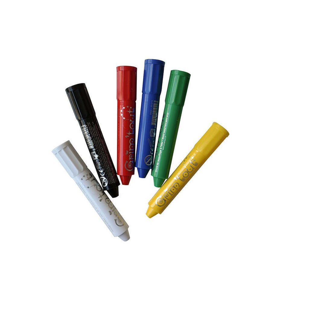Grim&#39;Tout Ansigtsmaling Sticks, Basis farver