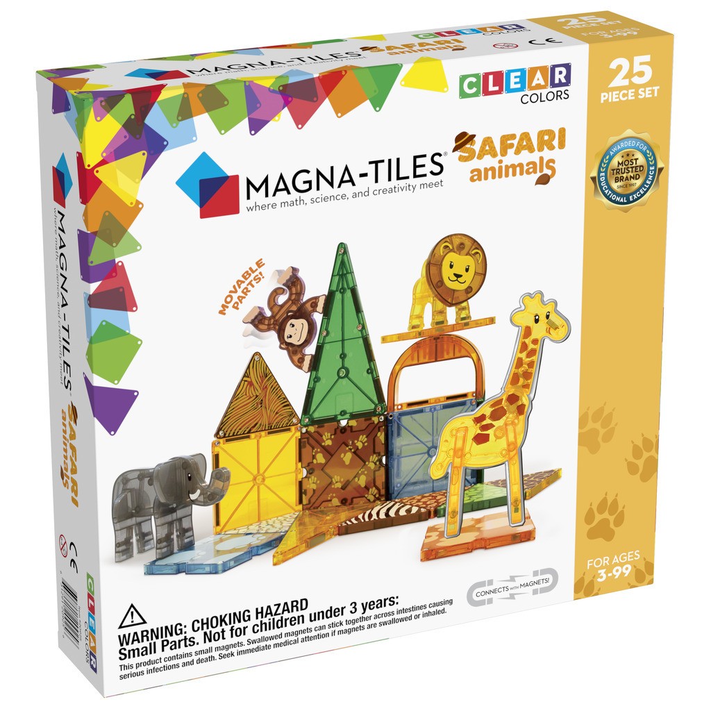 Magna-Tiles Safari, 25 stk.