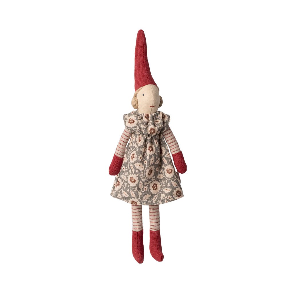 Nisse, str. 1 - Pige - Vinter mint kjole, Maileg