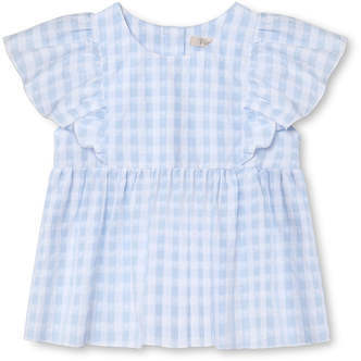 Pari Top, Dream Blue Check, Fliink