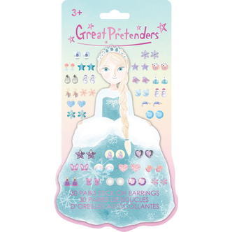 Frosty Sister Stick-on Øreringe 30 Sæt, Great Pretenders
