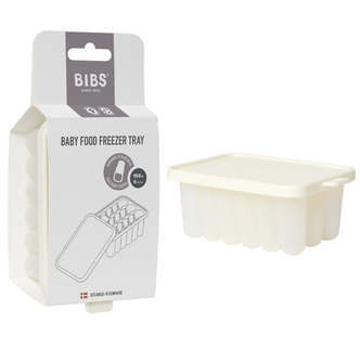 Food Freezer Tray, Ivory, Bibs