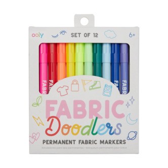 Tekstiltusser, 12 Farver, Ooly