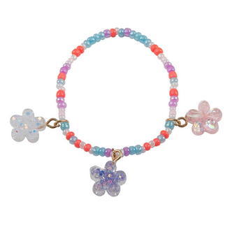 Boutique Shimmer Flower Armbånd, Great Pretenders