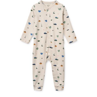 Birk Pyjamas Heldragt, Mini Sailing/Sandy, Liewood