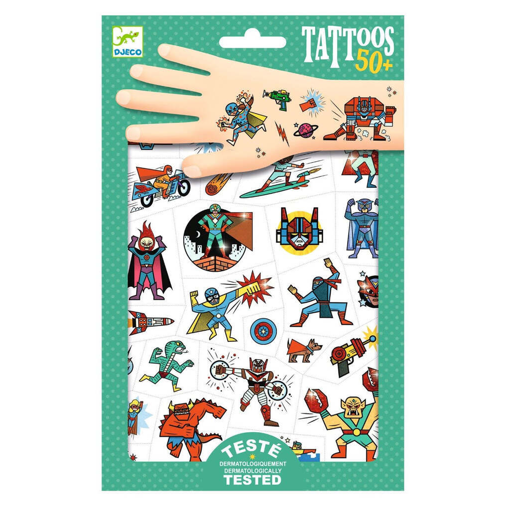 Tattoos, Helte og Skurke, Djeco