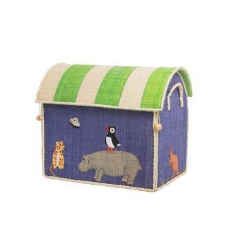Raffia Opbevaringshus, Animal Theme, Rice