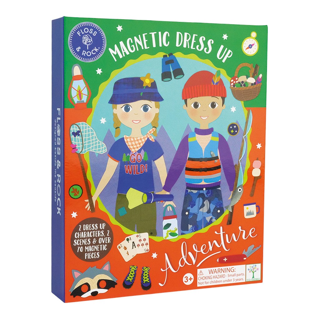 Magnetisk Påklædningsfigur, Adventure, Floss & Rock