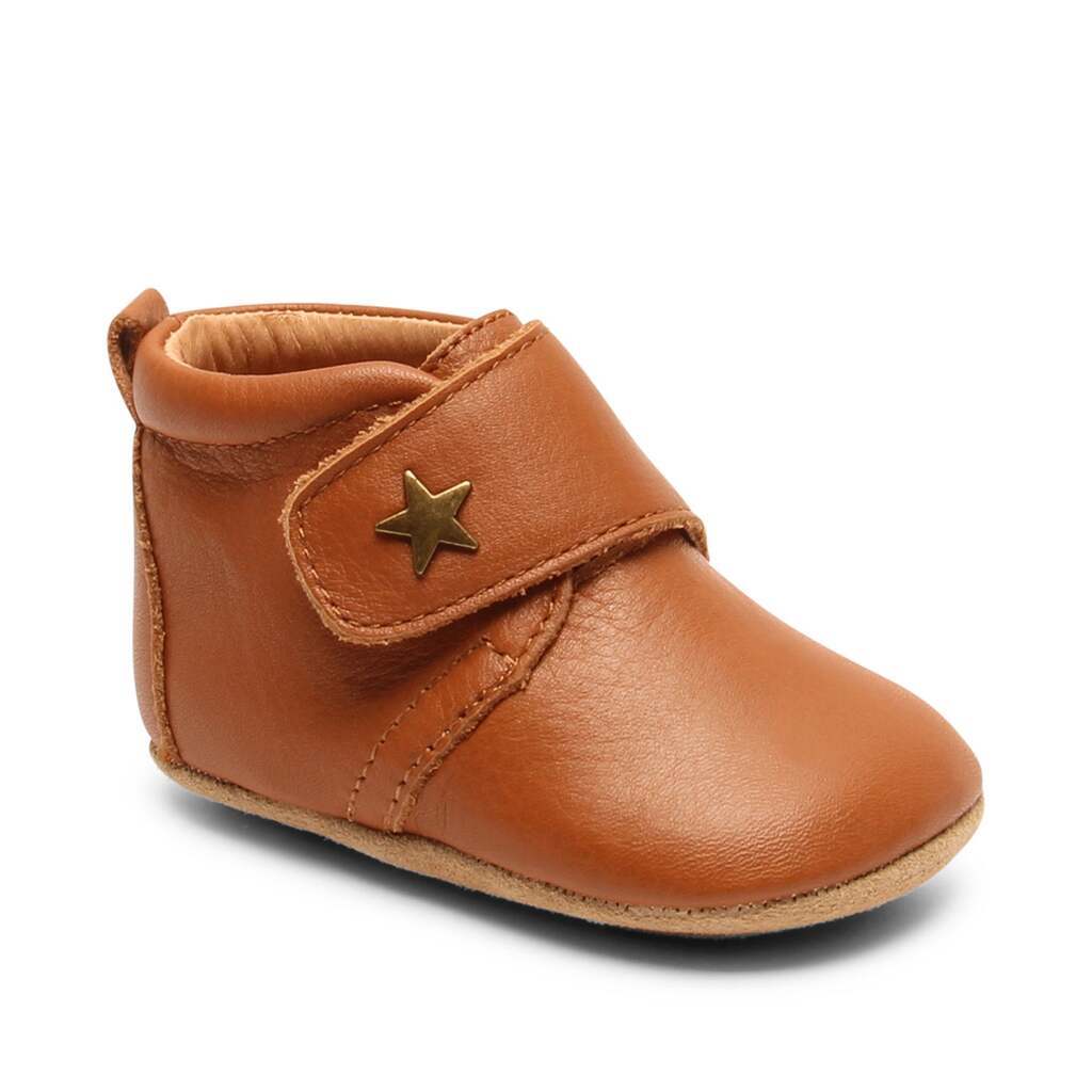 Baby star hjemmesko, Cognac, Bisgaard