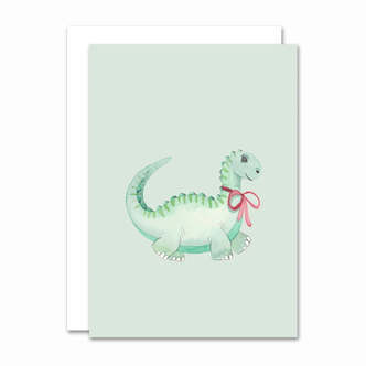 Happysaurus, A6 Kort m. Kuvert, All By Voss