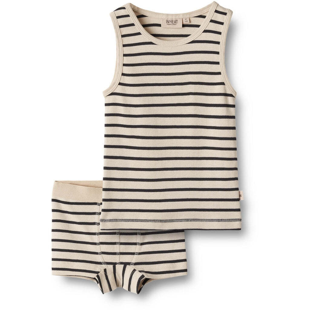 Lui Undertøj, Navy Stripe, Wheat