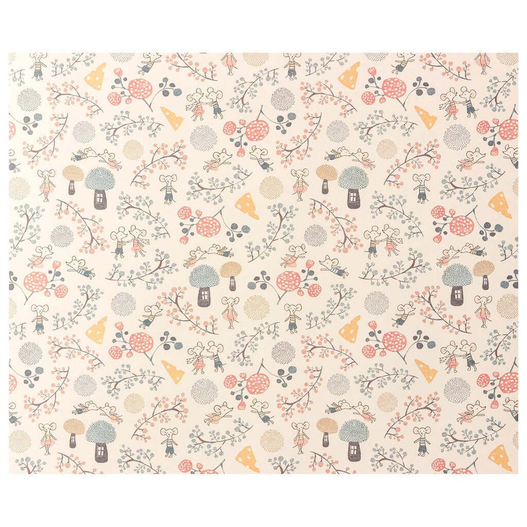 Gavepapir, Mice Party, 10 m, Maileg