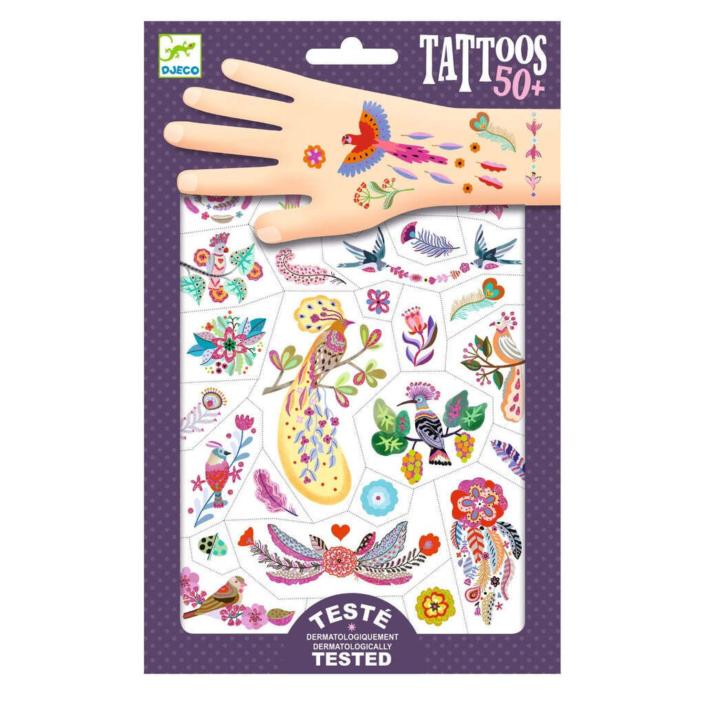 Tattoos, Klare Fugle, Djeco