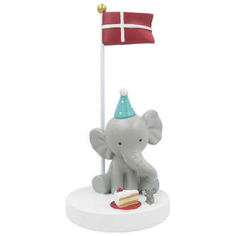 Bordflag, Elefant med Mus og Kage, KIDS by FRIIS