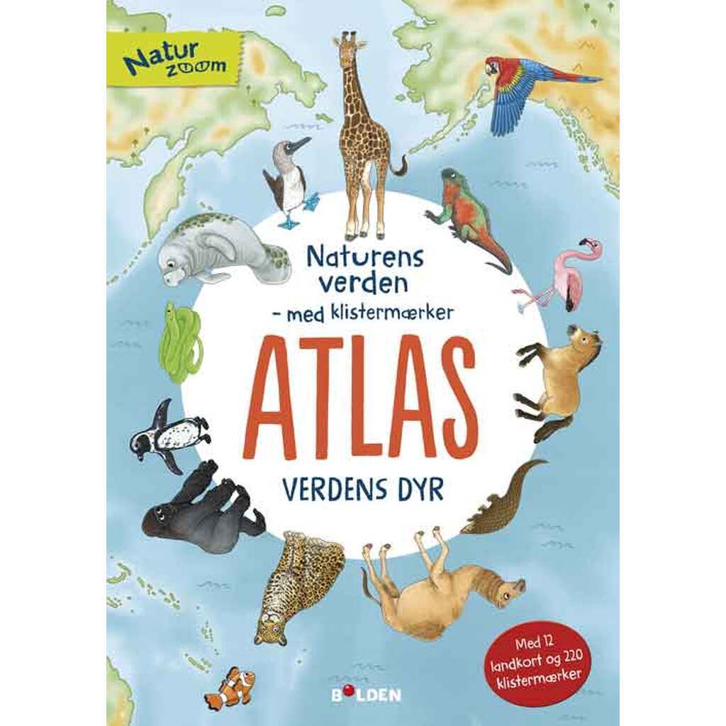 Atlas Verdens Dyr, Naturens Verden Klistermærkebog, Forlaget Bolden