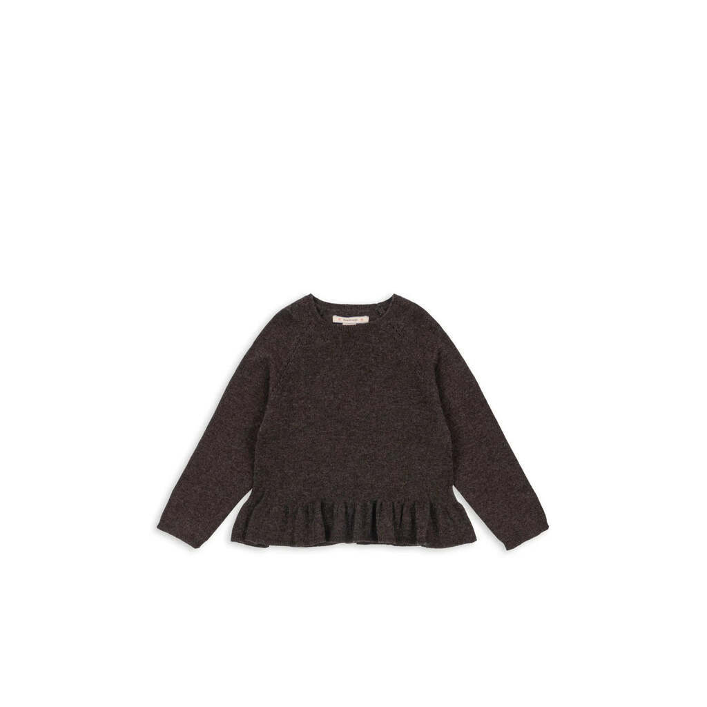 Cathy sweater, Brown Melange, Konges Sløjd