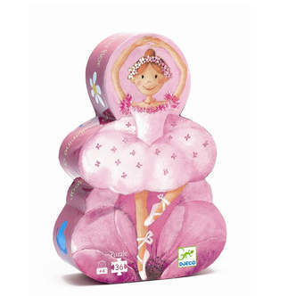 Silhuetpuslespil Ballerina, 36 brikker, Djeco