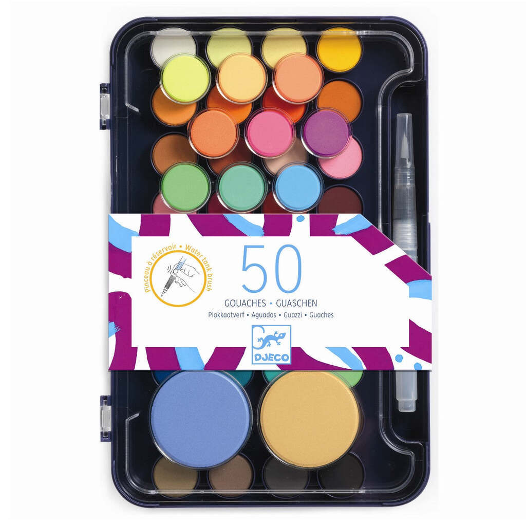 Vand Farvelade, 50 Farver, Djeco