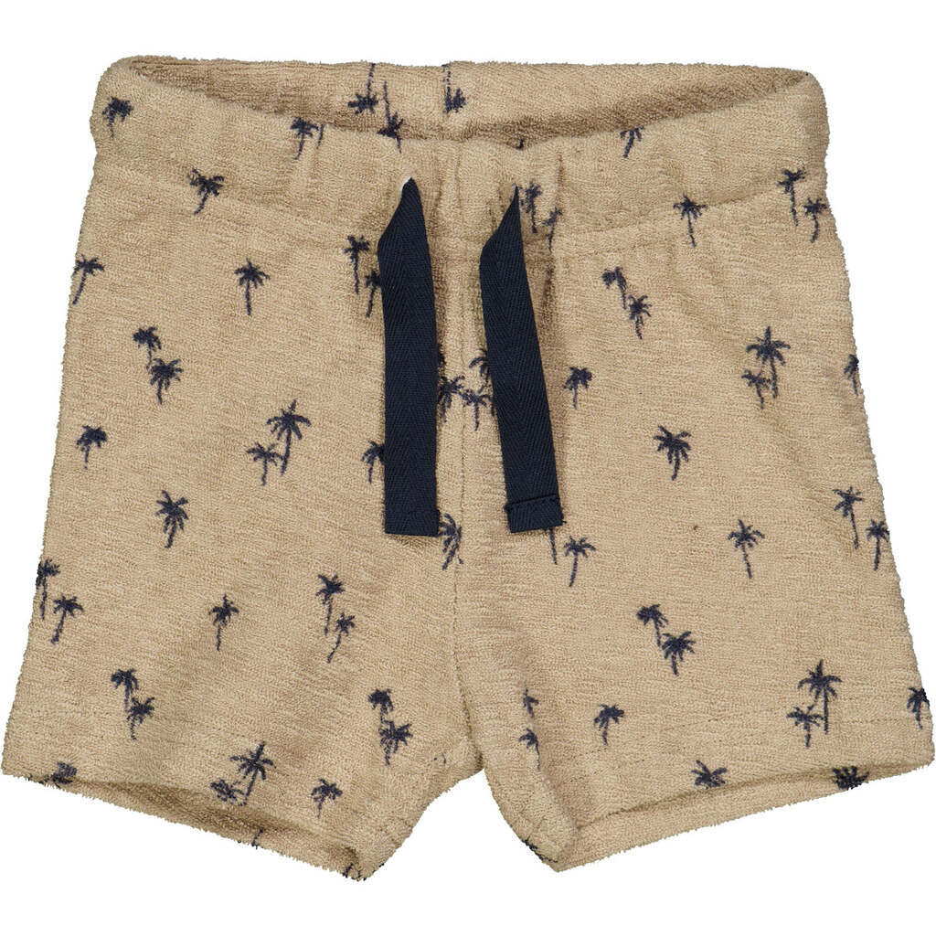 Palm Baby Shorts, Cashmere/Night Blue, Müsli