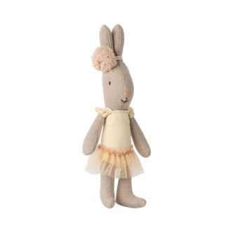 Hare, Mikro, Balletdragt og Tylskørt, Creme, Maileg