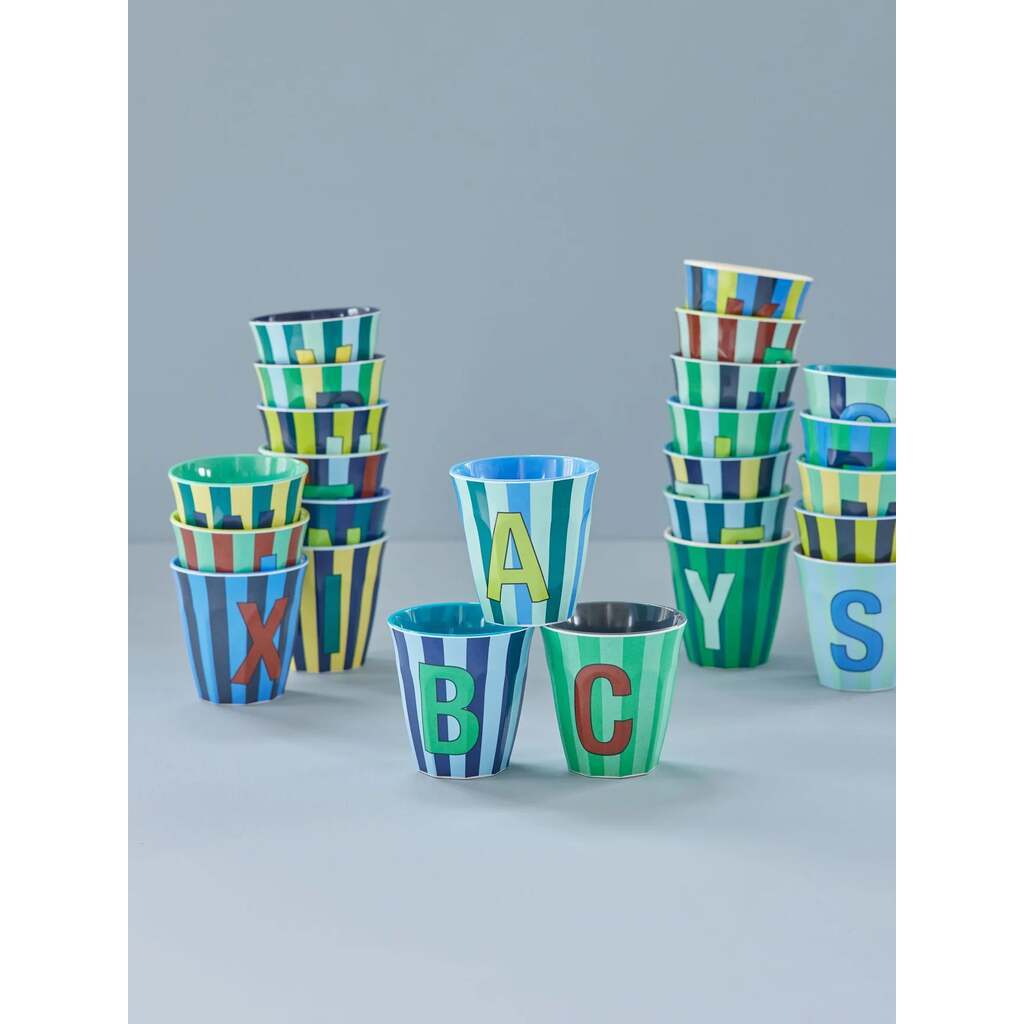 Alfabet Kopper, Striber, Blå, Rice