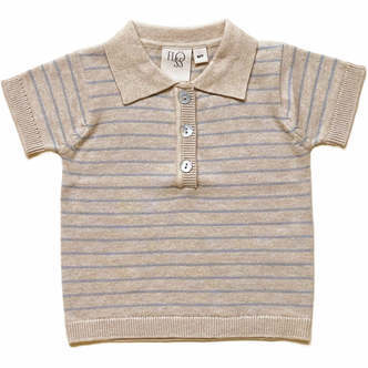 Hansen Polo, Cloud Melange/Sea Salt, Flöss